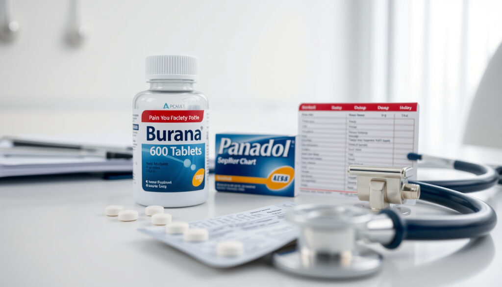 Burana 600 -annostus: aikuisten, lasten ja Panadol-vertailun opas