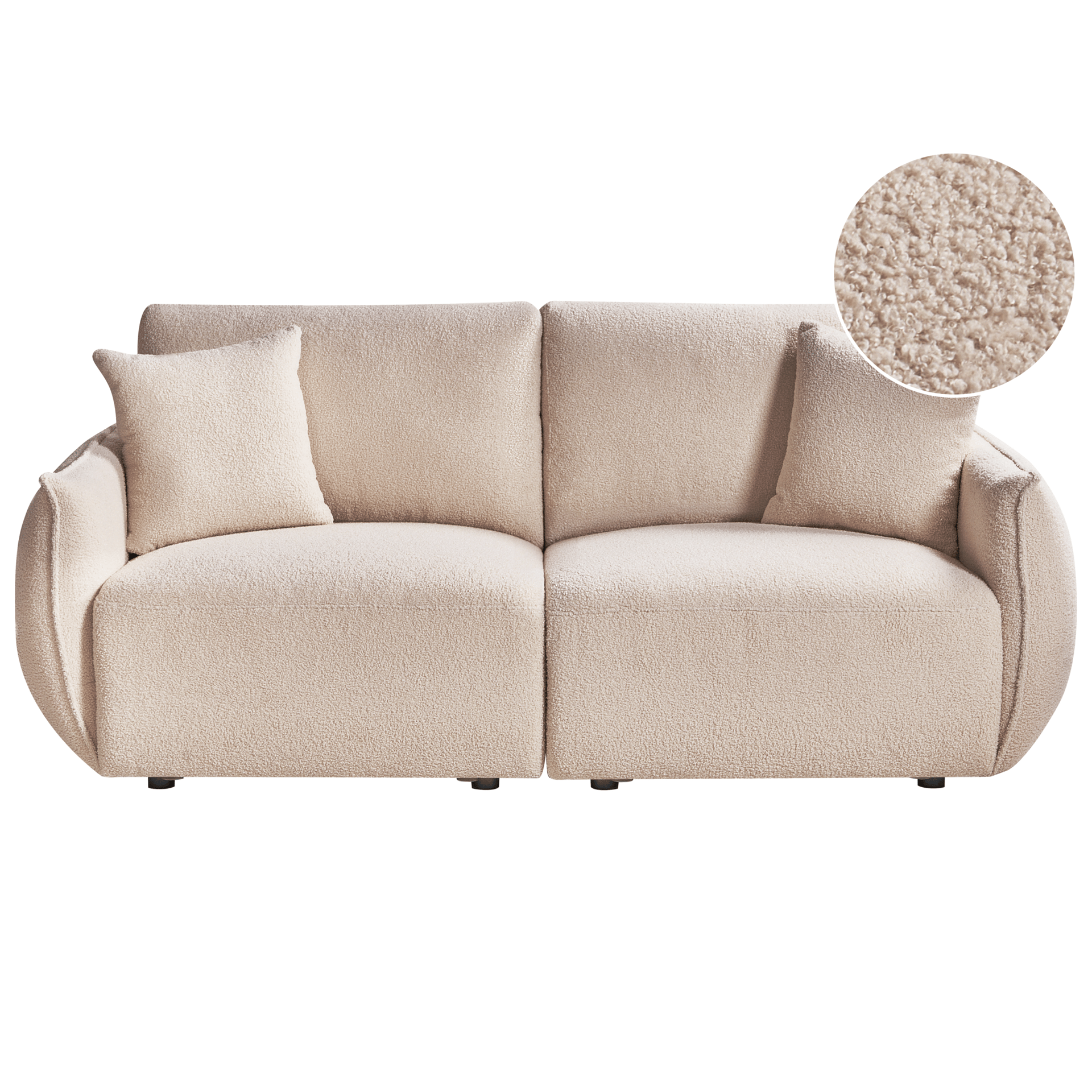Mesnali 2-istuttava moduulisohva Beige