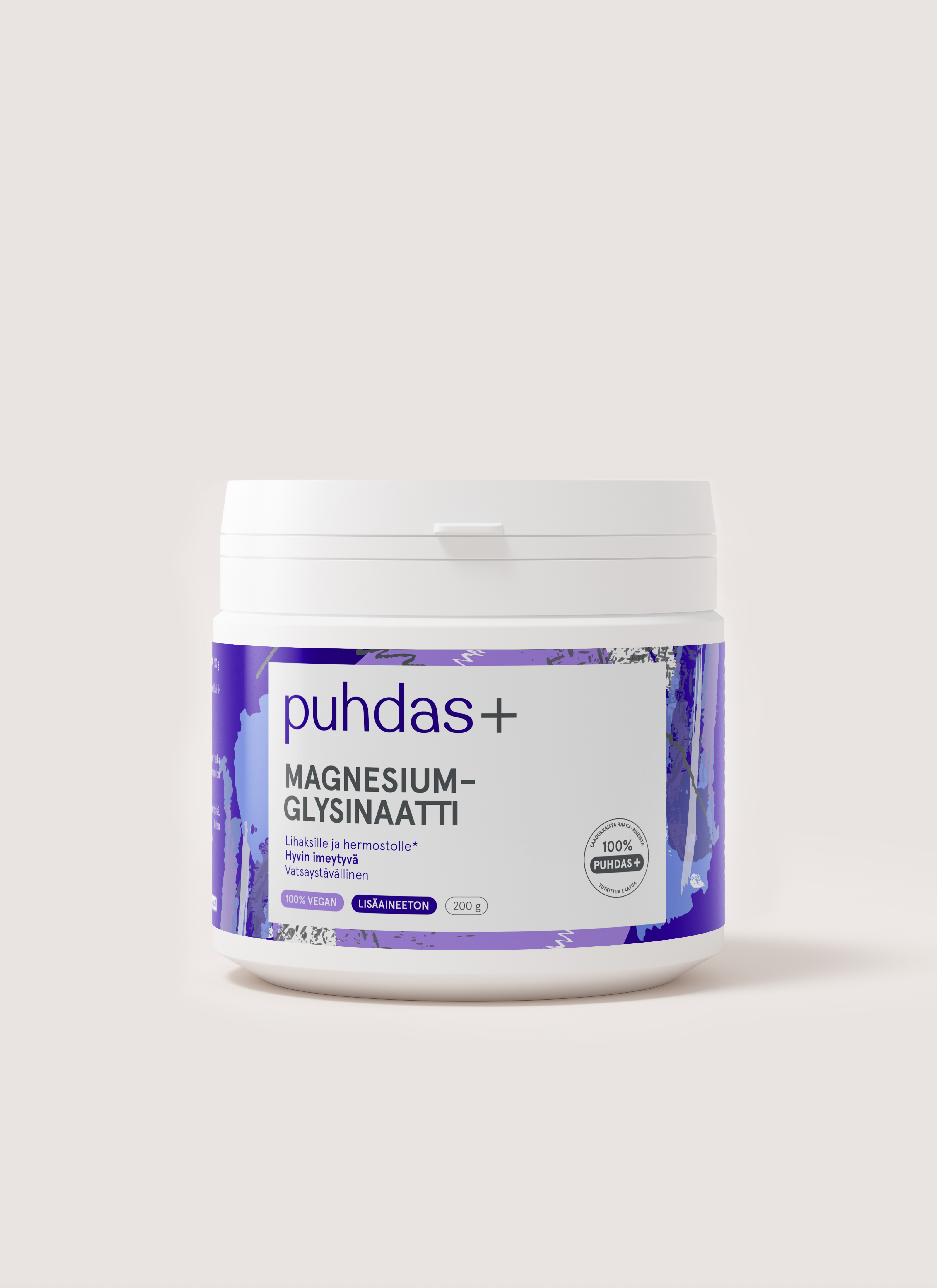 Puhdas+ Magnesiumglysinaatti 200 g