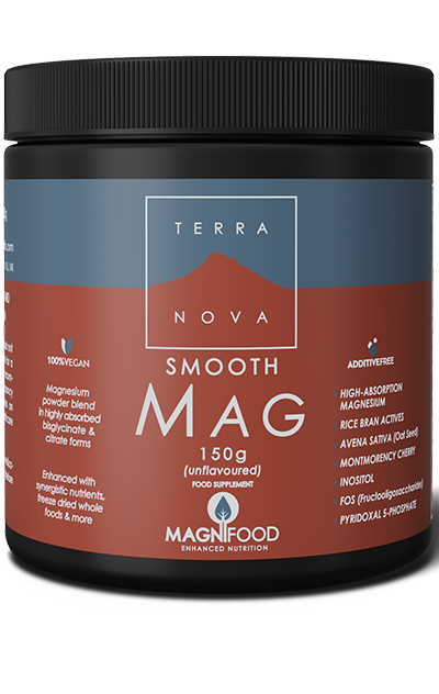 Terranova Smooth Mag magnesiumjauhe (bisglysinaatti/sitraatti) 150 g