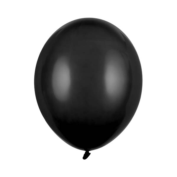 Mustat ilmapallot - 30cm, 10kpl