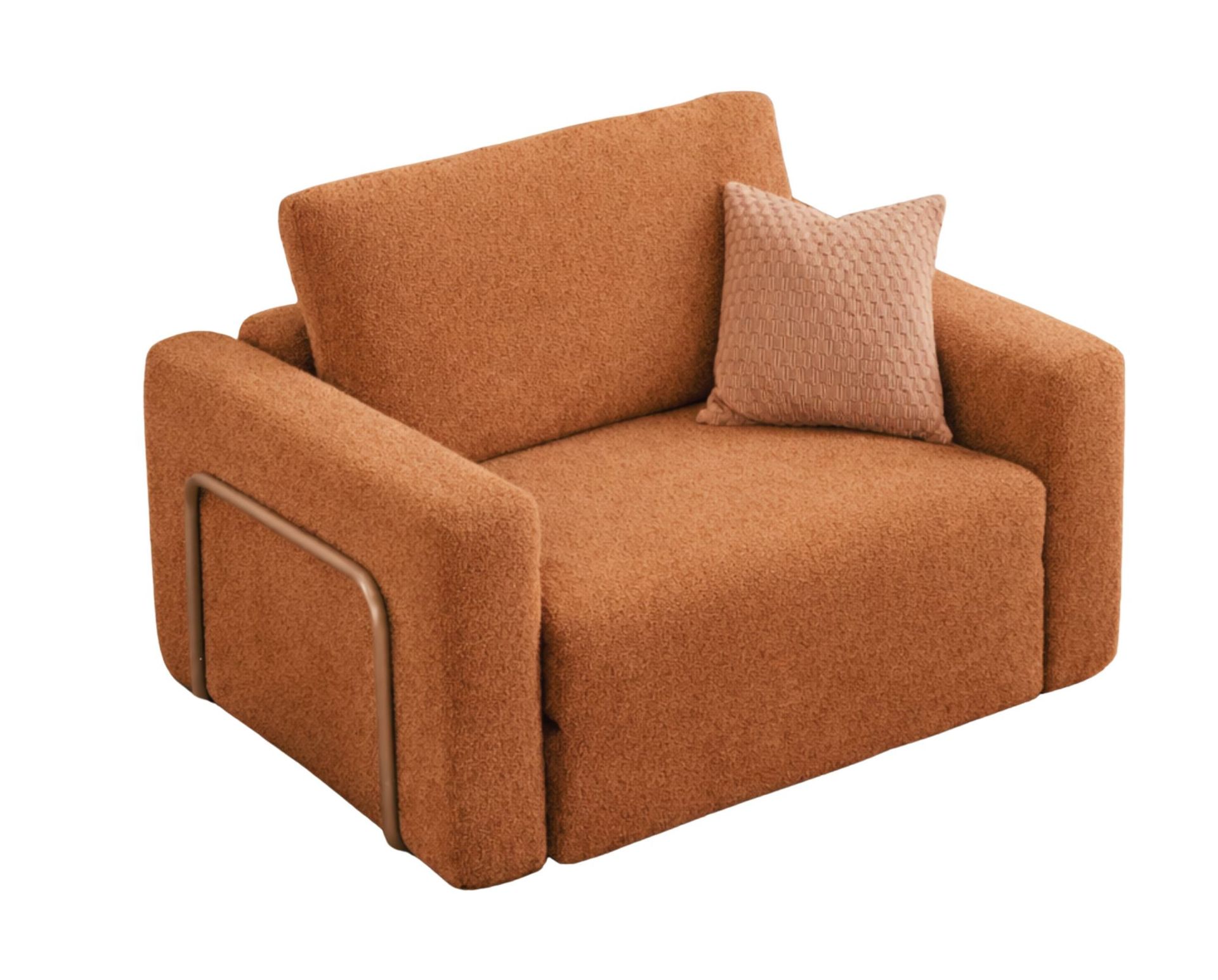 1-istuttava vuodesohva Atelier Del Sofa Wello Single (80 x 70 cm) Oranssi -