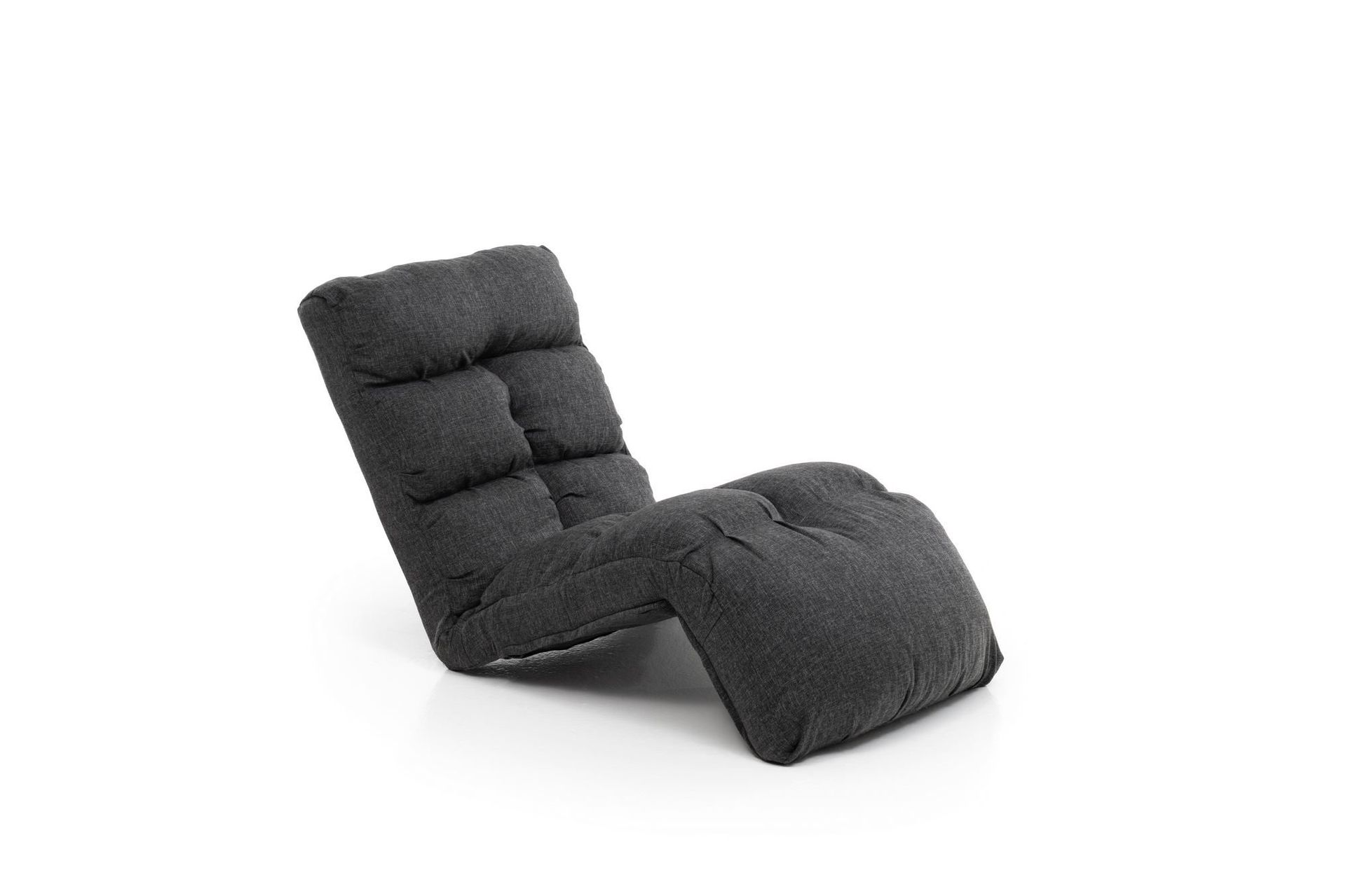 1-istuttava vuodesohva Atelier Del Sofa Fuwa Single (60 x 50 x 60 cm) Tummanharmaa - Tummanharmaa